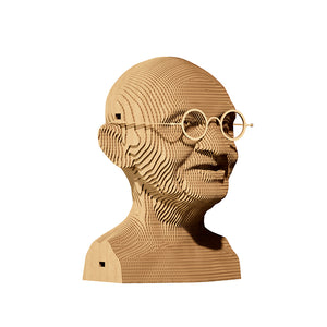 MAHATMA GHANDI 3D Puzzle Cartonic made of eco cardboard, showcasing intricate design and craftsmanship.