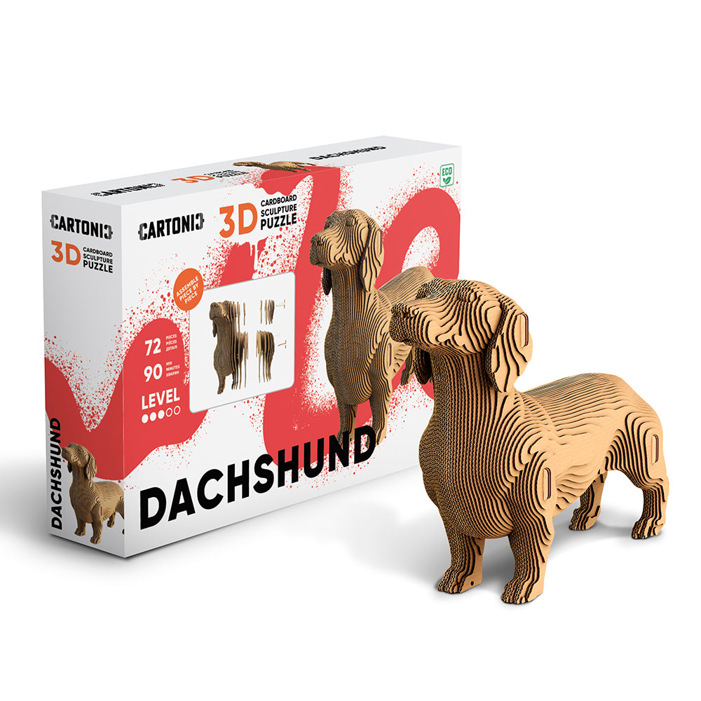 Cartonic DACHSHUND 3D Puzzle