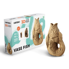 Cartonic FISH VASE 3D Puzzle
