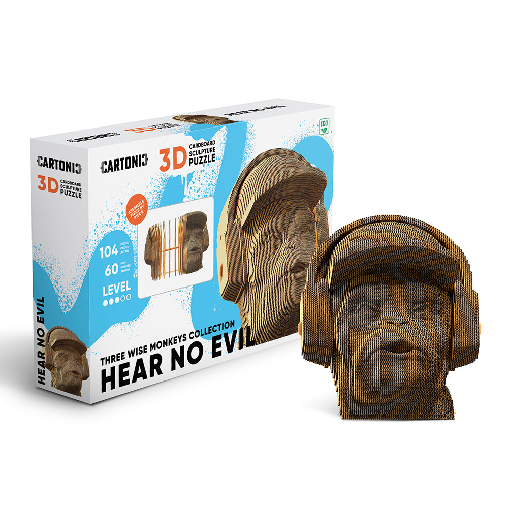 Cartonic HEAR NO EVIL 3D Puzzle