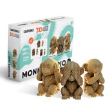 Cartonic MONKEYS TRIO 3D Puzzle